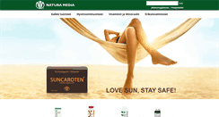 Desktop Screenshot of naturamedia.fi