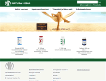 Tablet Screenshot of naturamedia.fi
